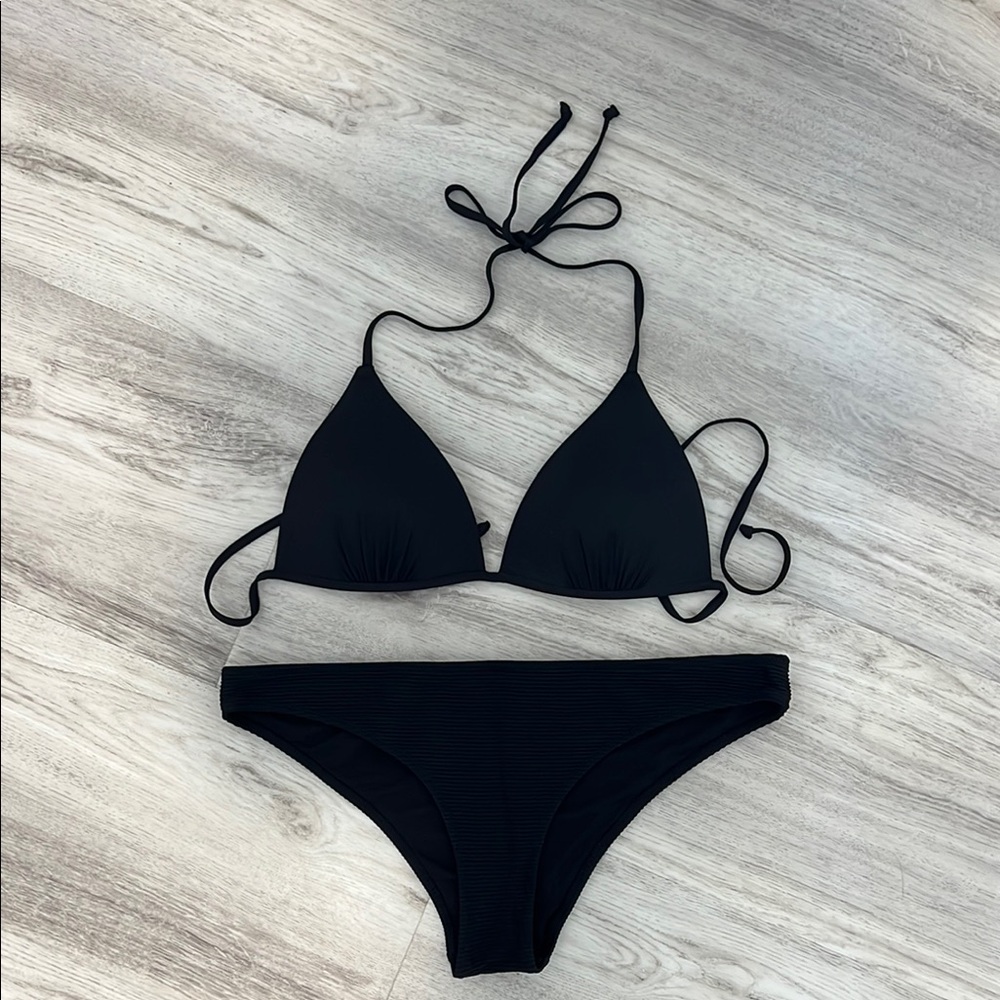 Classic Black Triangle Bikini